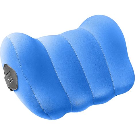 Cuscino poggiatesta per auto ComfortRide con memory foam, blu (1/5)
