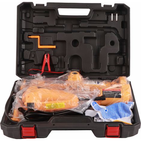 3Ton 12V DC Cric Électrique Automobile Pour Voiture SUV Levage d'Urgence Avec Clé à Choc (1/5)