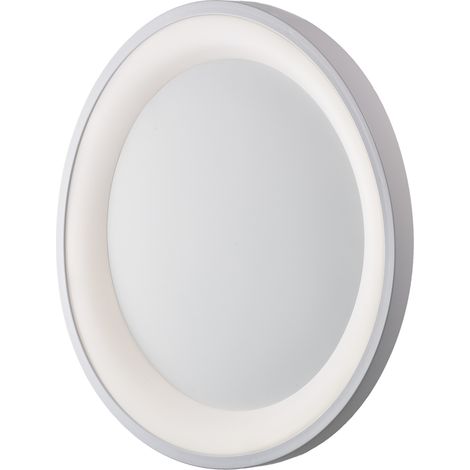 Plafoniera Moderna Circolare Anna Led Integrato In Alluminio Bianco (1/2)