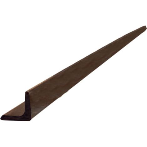 Kit cornières anti-pince en U pour porte hauteur 2490 mm et largeur 1000 mm époxy marron - DEVISMES