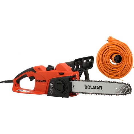PACK - DOLMAR Tronçonneuse Électrique 1800W - Guide 35 cm ES39TLC + Rallonge de Jardin 40m