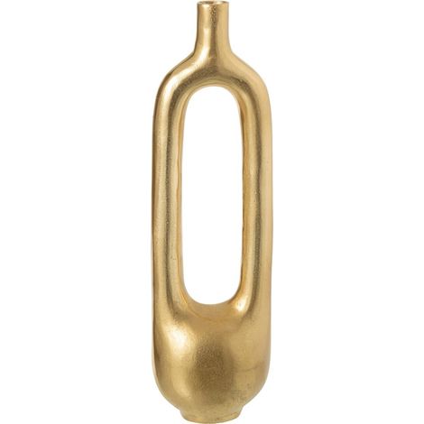 Vase Design en Métal "Creux" 51cm Doré (1/3)