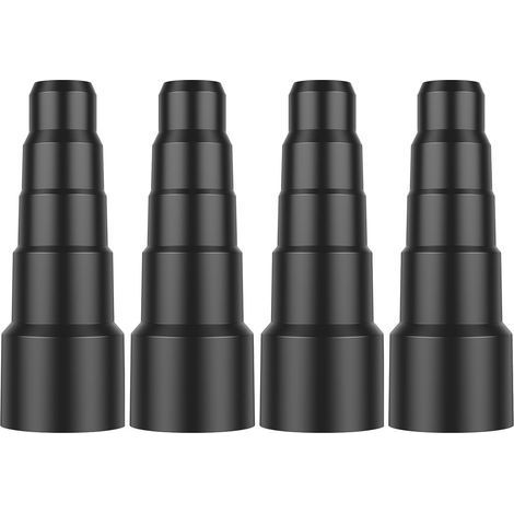 4 Pièces Adaptateur Aspirateur, 23/30/34/42/50 mm Embout Aspirateur Universel,Adaptateurs Tuyau Aspirateur kit pour Makita, Kärcher, Accessoires (1/5)