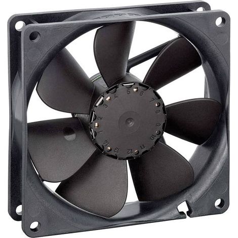 EBM Papst 3412 N/2 GLLE-453 Ventola assiale 12 V/DC 33 m³/h (L x L x A) 25.4 x 92 x 92 mm