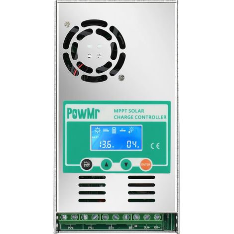 Contrôleur de Charge Solaire, Sortie 60A, Écran LCD, Contrôleur MPPT 60A (1/2)