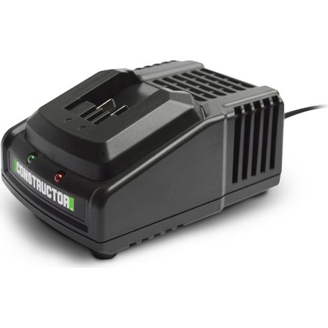 Chargeur rapide pour électroportatif 20V max – Temps de charge 1H pour 2Ah – Compatible avec batteries PSBAT20-2A et PSBAT20-4A – Constructor (1/5)