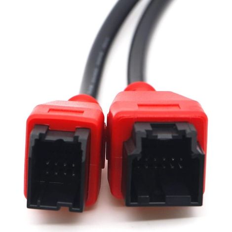 Câble de dérivation de sécurité 12 + 8 broches vers OBD2 pour véhicules équipés de SGW FCA pour diagnostic, codage et programmation, compatible avec l'application JScan (1/3)