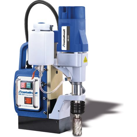 Perceuse magnétique 1,1 kW – Aimant 15000 N – Profondeur de coupe 50 mm – Pour carottage précis dans béton armé – Metallkraft - MB351