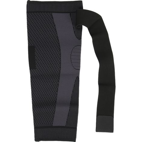 Gain de sport genouillère de compression noir XXL pour homme femme course à pied fitness running cyclisme soutien musculaire élastique (1/5)