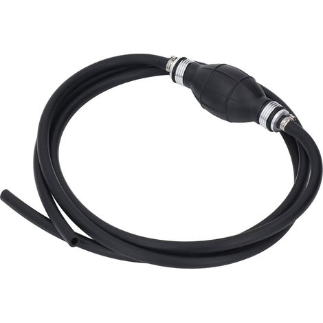 Pompe de Transfert de Carburant Manuelle, Pompe à Bille de Grand Diamètre à Tuyau élevé, à Tuyau en Caoutchouc NBR avec Conception Durable, Idéale pour l' et l'eau de Carburant de Moto de (1/5)