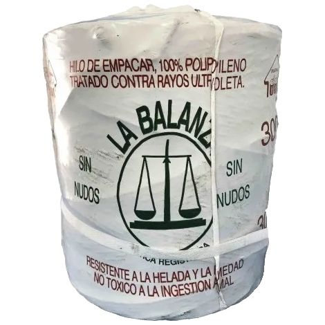 Fil de Raffia, 100% Polypropylène, Bobine de 5,5 kg, Environ 280 Mètres Linéaires, Résistant au Gel et à l'Humidité, Non Toxique (1/5)