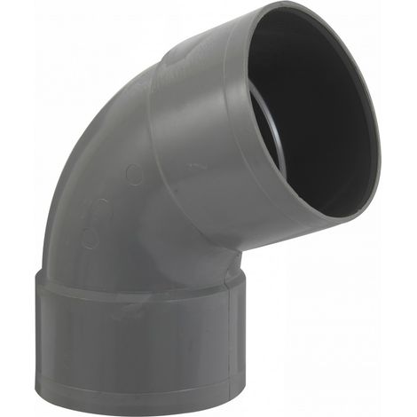 67°30 PVC-Kniestück zum Kleben, weiblich/weiblich, D100 GIRPI