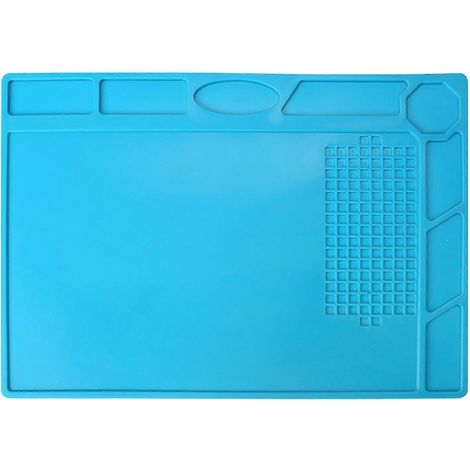 Tapis de soudure magnétique en silicone résistant à la chaleur, tapis de réparation électronique 12 x 9 pouces (1/5)