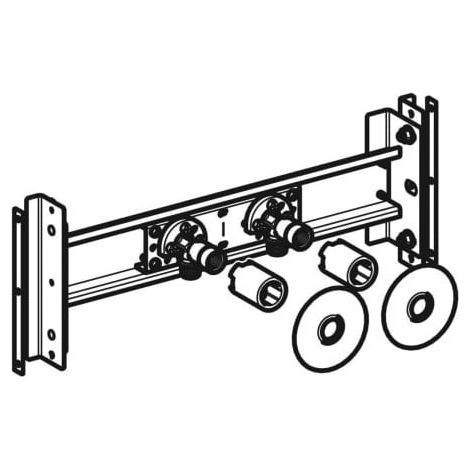 Geberit 111787001 Traverse Duofix pour robinetterie encastrée (AP) (1/4)
