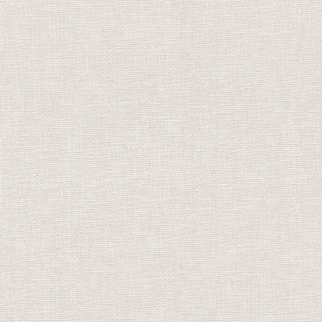 Papier peint uni blanc gris moderne Tapisserie structurée effet textile Papier peint design naturel style country idéal pour couloir (1/4)