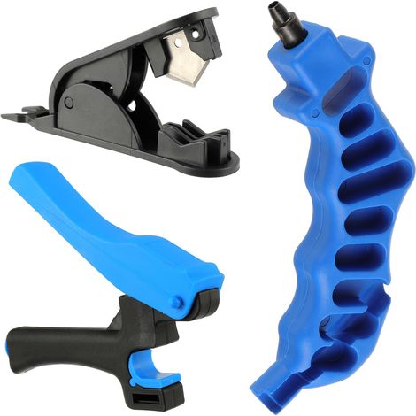 3 Pcs Drip Irrigation Tubing Hole Punch Cutter Tool, 2 in 1 combinaison outil de poinçon d'égouttement, coupeur de tuyau d'arrosage d'irrigation pour tuyau de jardin 16 20 mm (1/5)