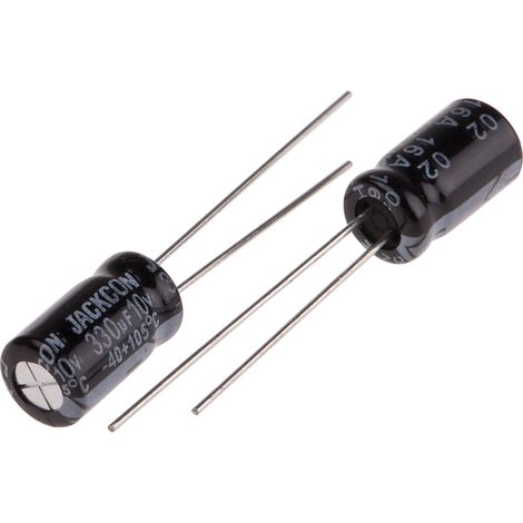 Condensateur RS PRO 330µF, 10V c.c.