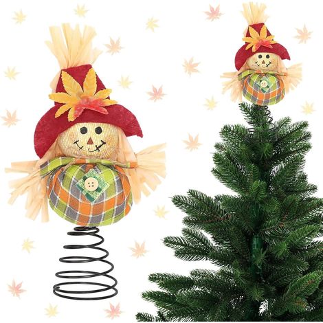 Décoration De Sommet D Arbre Automnale - 20 3 Cm - Pour Arbre De Noël Ou Décoration Intérieure - 1 Pièce (1/5)