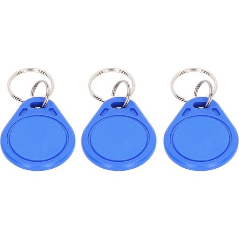 Lot de 100 porte-clés RFID pour le contrôle d'accès aux portes (résidentiel, immeuble, bus, métro) - Carte à puce 13,56 kHz (1/5)