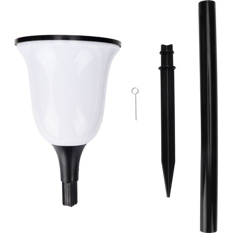 Lampe Solaire Torch - Flamme LED Réaliste - Étanche IP65 - Auto Allumage Crépuscule - Pour Jardin Terrasse Chemin - Lot de 1 (1/5)