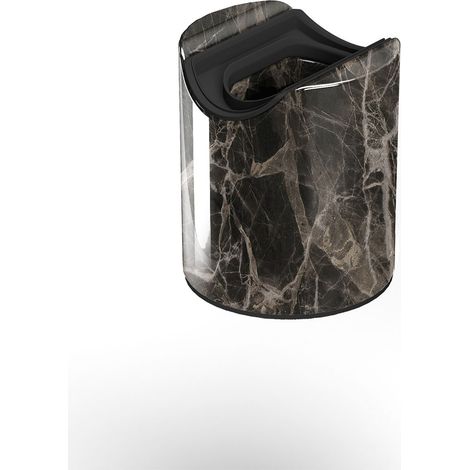 creative cables - Portalampada esse14 da Parete o soffitto con Attacco S14d - Waterproof IP44 - Effetto Brown Marble