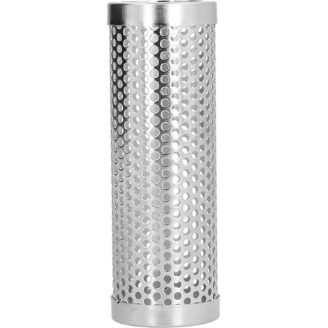 Boîte Fumoir Cylindrique Démontable Grande Capacité pour Barbecue, Camping - Tube à Granulés de Bois de Fruit 15.3x5.3cm