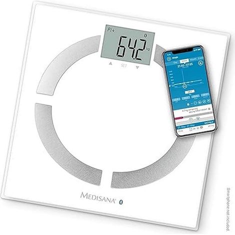 MEDISANA - Bilancia per analisi corporea con Bluetooth - 40444 - Batterie incluse (1/5)