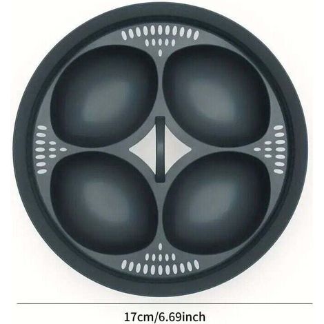4-in-1 Multifunktions-Dampfgarer, Eierform, Dampfgarer, Eierkochzubehör für Thermomix (1 Stück)