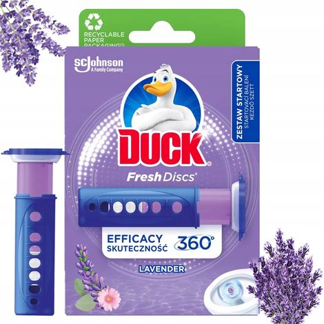 Duck Fresh Discs Lavanda - Gel Toilette in dischetti 36 ml + Applicatore