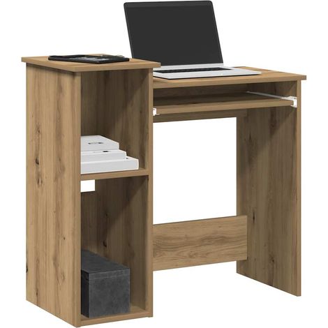 Schreibtisch mit Regal Artisan-Eiche 84x40x78cm Holzwerkstoff