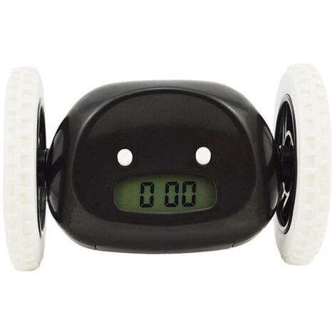 Réquive d'alarme supplémentaire pour Les dormeurs Lourds sur Roues Rouleaux s'étend vibrants, réveil Fort pour Les sourds, horloges de Batterie Cadeaux drôles numériques pour Adulte (1/5)