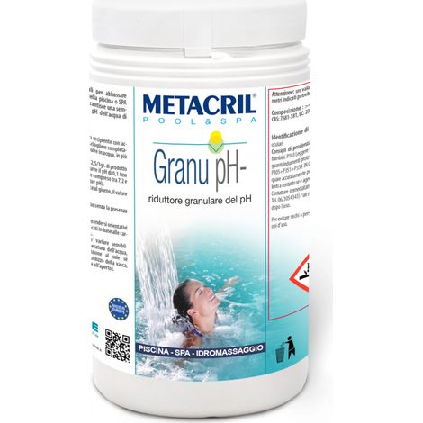 Granu Ph- riduttore ph granulare 1,5 Kg Metacril 455 01001