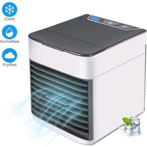 3-in-1 Mobile Air Conditioner Mini Cooler - Air Cooler Fan, Portable Humidifier Purifier, Leakproof (1/4)