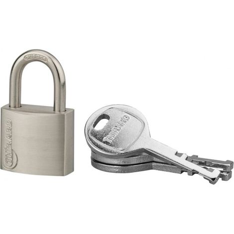 Cadenas à clé Cinox, inox, extérieur, anse inox, 30mm, 3 clés - (1/2)