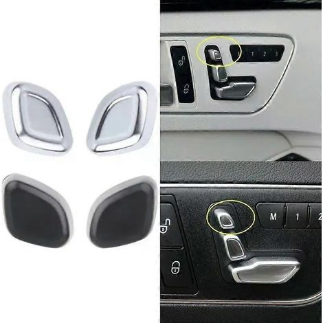 Abdeckung für den Sitzschalter/Kopfstützen-Bedienknopf für Mercedes-Benz CE CLS-Klasse W204 W207 W212 W218 (2009–2015) – JXLGV (1/4)