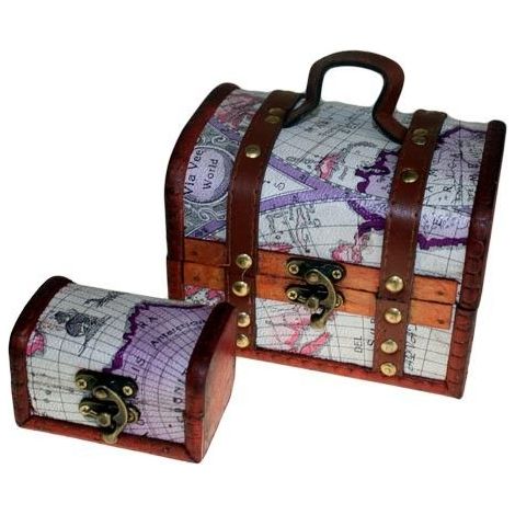 Juegos de 2 Cajas Coloniales - Atlas Design