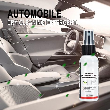 [Yue Xinghui] (Übertragung des geistigen Eigentums abgeschlossen) Trockener Fleckenentferner für den Fahrzeuginnenraum (1 Stück), Ledersitzreinigungsschaum, 50 ml (1/5)