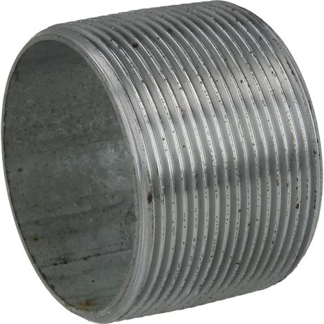 Nipple double galvanisé 2'' x 40 mm