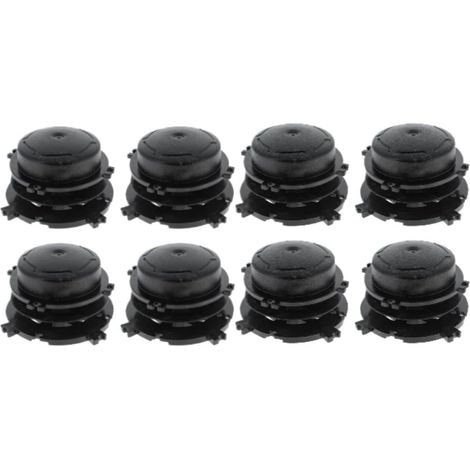 StarRing 8er-Pack Ersatzspulen für Trimmerköpfe für FS-AutoCut 36-2, 46-2 und 56-2 Freischneider – 40037133001 Schwarz