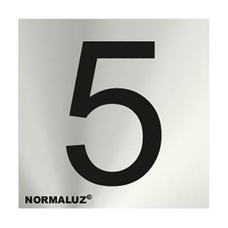 Número acero inoxidable - "5" (1/2)