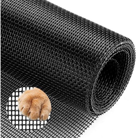 Grille de protection pour chats 1,22X2,55M - Écran pour animaux de compagnie - Porte anti-insectes - Protection des fenêtres - Grille anti-insectes - Tissu moustiquaire - Moustiquaire pour chats (1/5)