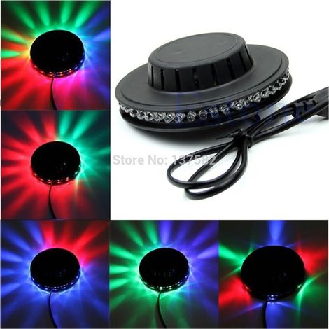 Lampada Rotante Effetto Discoteca A Soffitto Led Rgb Da Tavolo Multicolor Luce - (1/2)