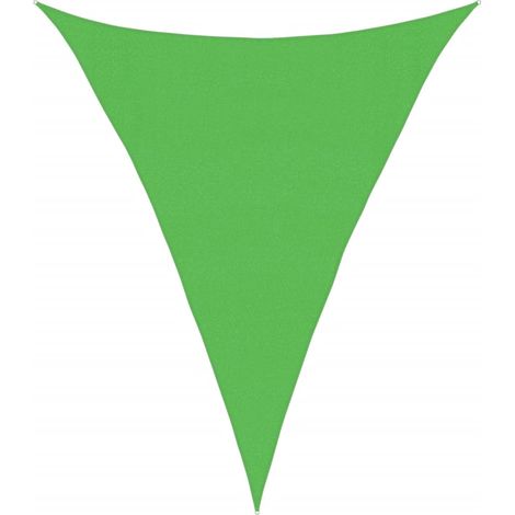 Vela Parasole 160 g/m² Verde Chiaro 3x4x4 m in HDPE vidaXL