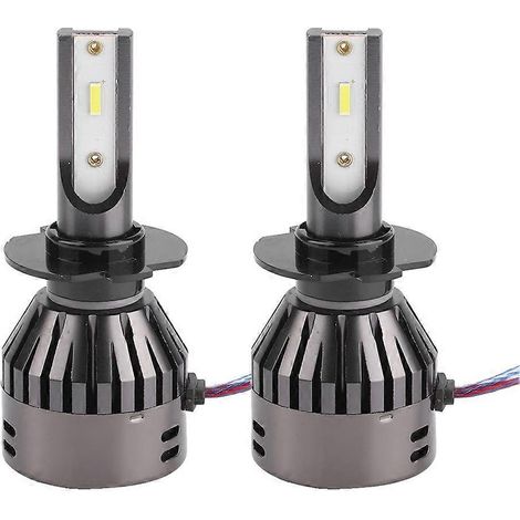 Stück H7 60W weiße LED-Autoscheinwerfer mit integriertem Konzentrator und eingebautem Treiber