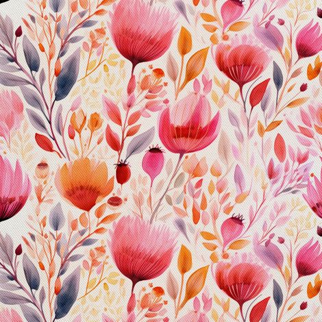Tela decorativa para exteriores Oxford - Estampado floral - DX2061 (1/5)