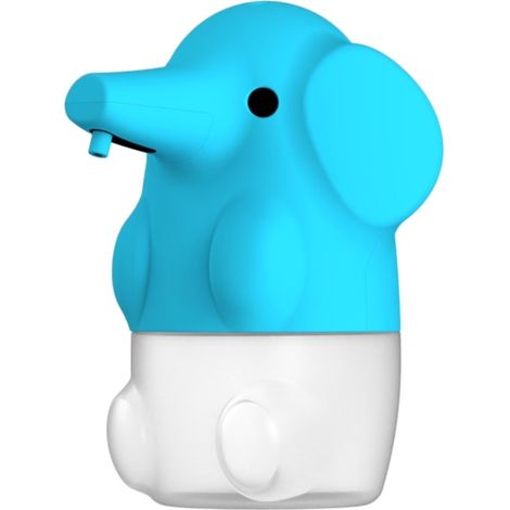 Automatischer Schaumseifenspender, USB-aufladbar, intelligenter Sensor/Elefanten-Design (blau) - AquaForge (1/5)
