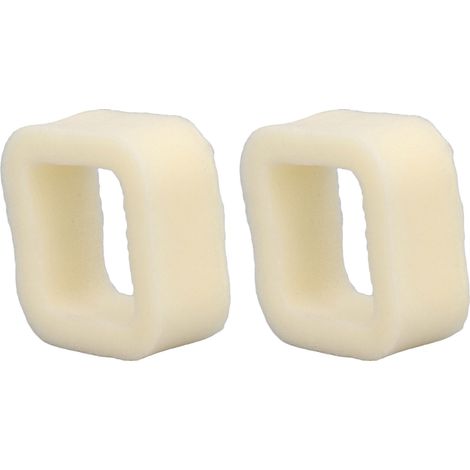 Filtre à air 2 pièces pour débroussailleuse 443 436, élément en fibre polyester lavable, remplacement coupe-herbe, compatible tête motoculteur, accessoire moteur durable (1/5)