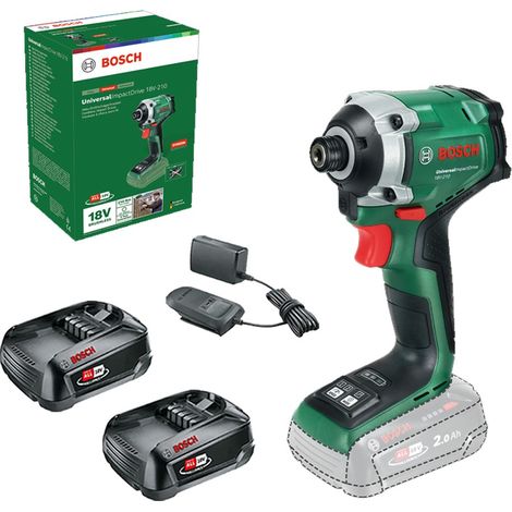 Bosch 18v Brushless Impact Driver UniversalImpactDrive 18V-210 + X2 1.5AH Batt (1/5)