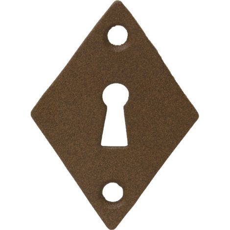 Rosace losange lv100 - Décor : Epoxy rouillé - Modèle : Clé I - (1/4)