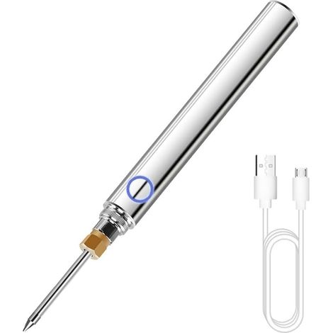 USB Rechargeable Soldering Iron, Household Lithium Battery, Welding Pen, Portable USB Electric Soldering Iron (1/5)